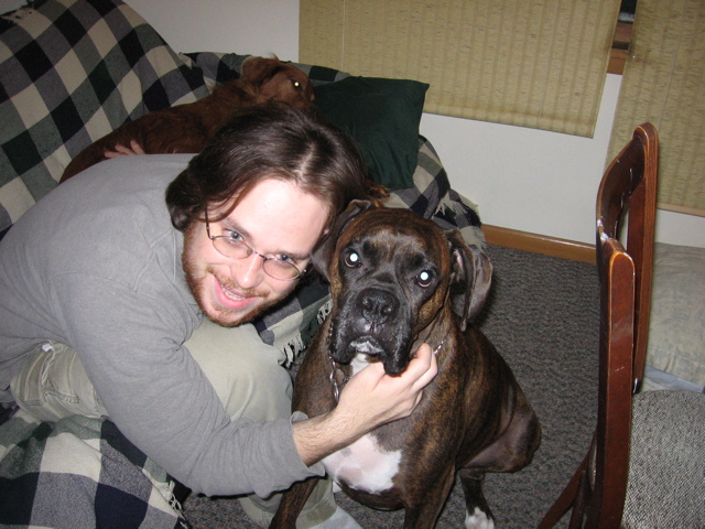 Chris and Puck
